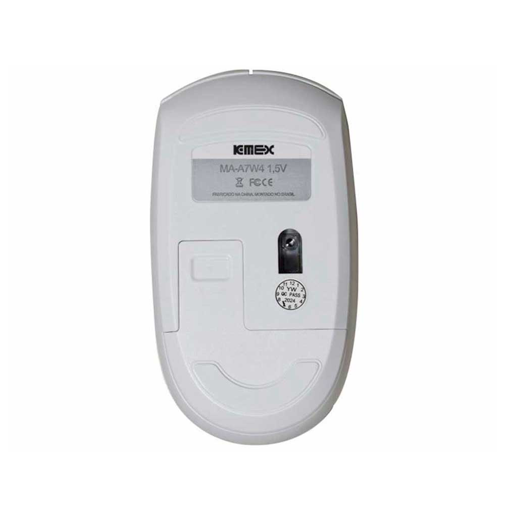 Imagem de KIT MOUSE E TECLADO K-MEX SEM FIO KA-60W9+MA-A7W7 BRANCO - B2KA60W90010B0X