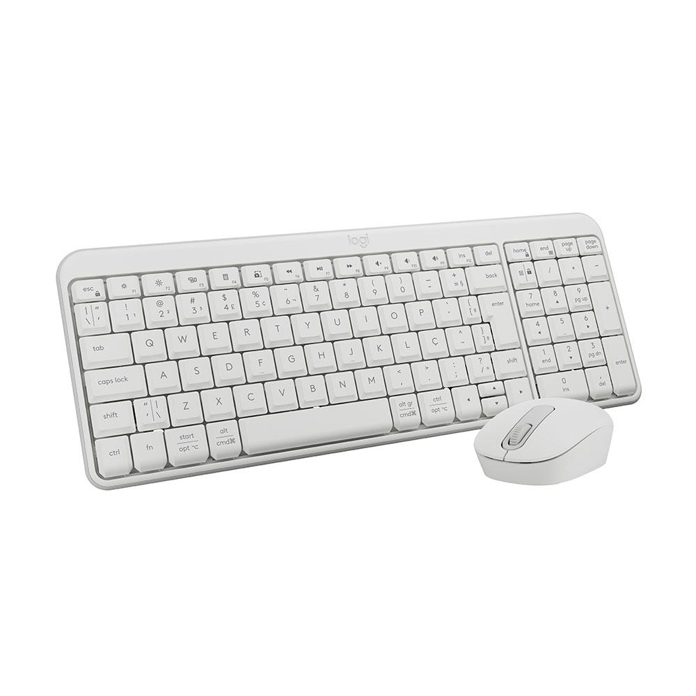 Imagem de KIT MOUSE E TECLADO LOGITECH MK250 BRANCO BLUETOOTH/WIRELLES S/ FIO - 920-013517
