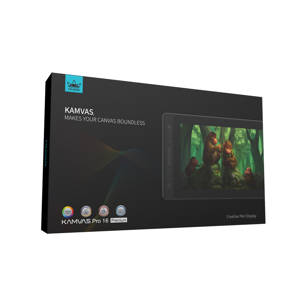 Imagem de MESA DIGITALIZADORA HUION KAMVAS PRO GT156P