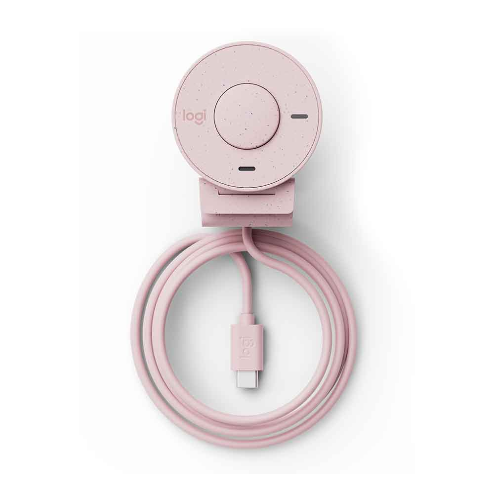 Imagem de WEBCAM LOGITECH BRIO 300 -  FULL HD ROSE