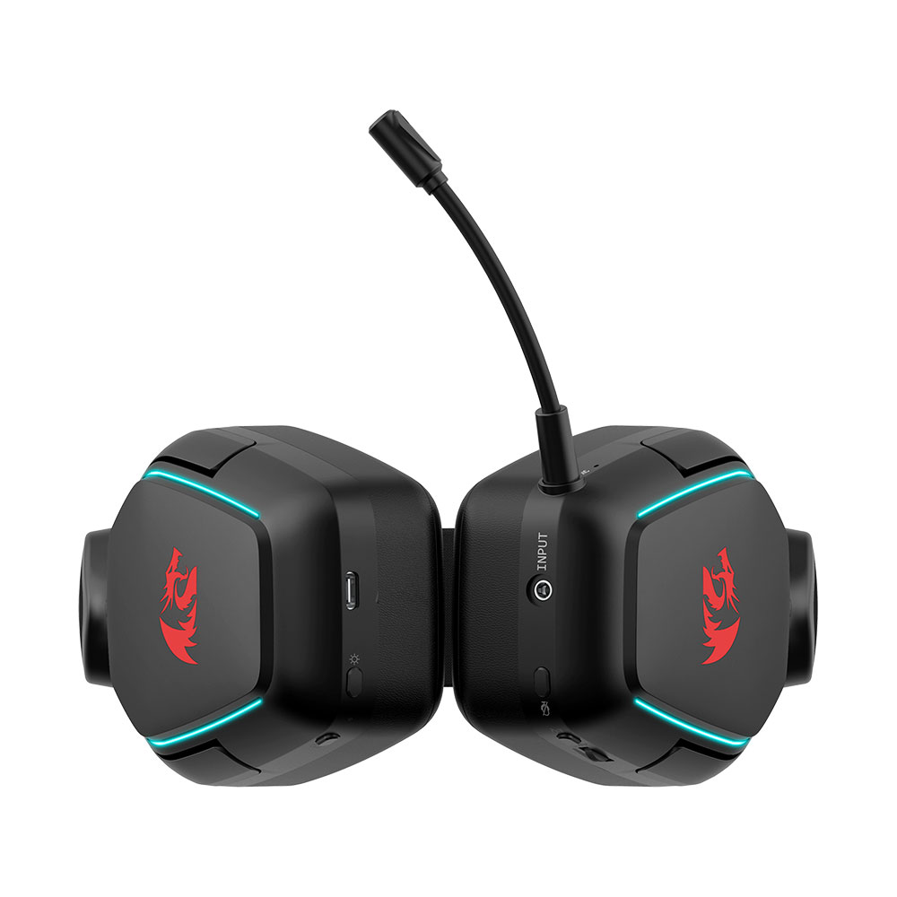 Imagem de HEADSET GAMER REDRAGON SEM FIO MIRA PRETO H868