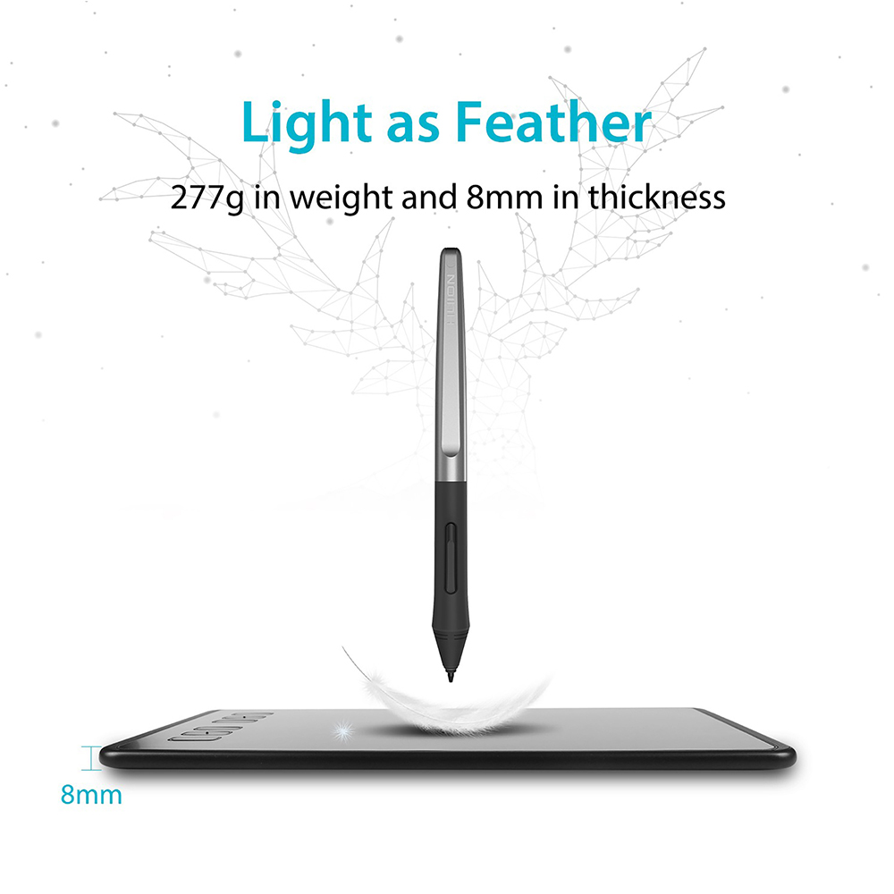 Imagem de MESA DIGITALIZADORA HUION INSPIROY H640P