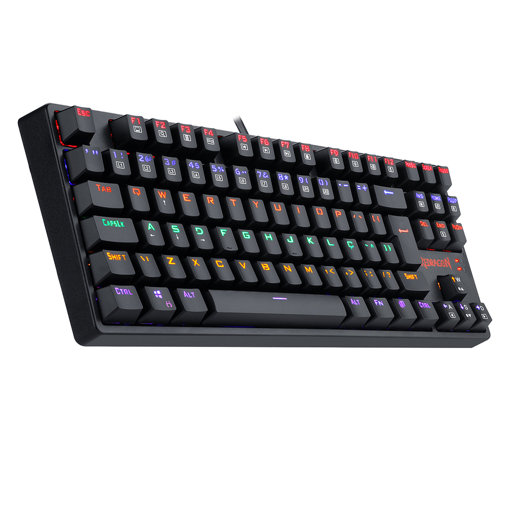 Imagem de TECLADO GAMER REDRAGON DAKSA PRETO SWITCH VERMELHO - K576R-1