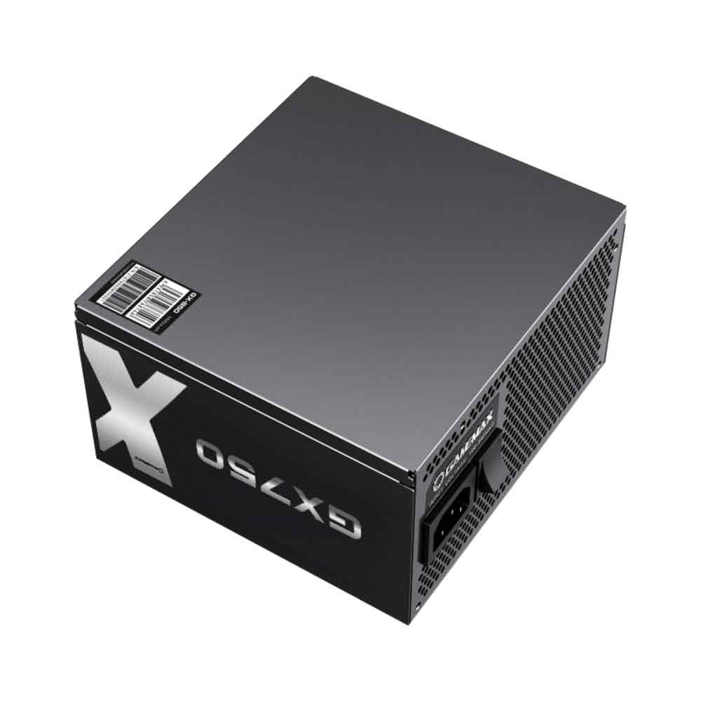 Imagem de FONTE DE ALIMENTACAO GAMEMAX 750W 80 PLUS GOLD FULL MODULAR - GX750 BLACK