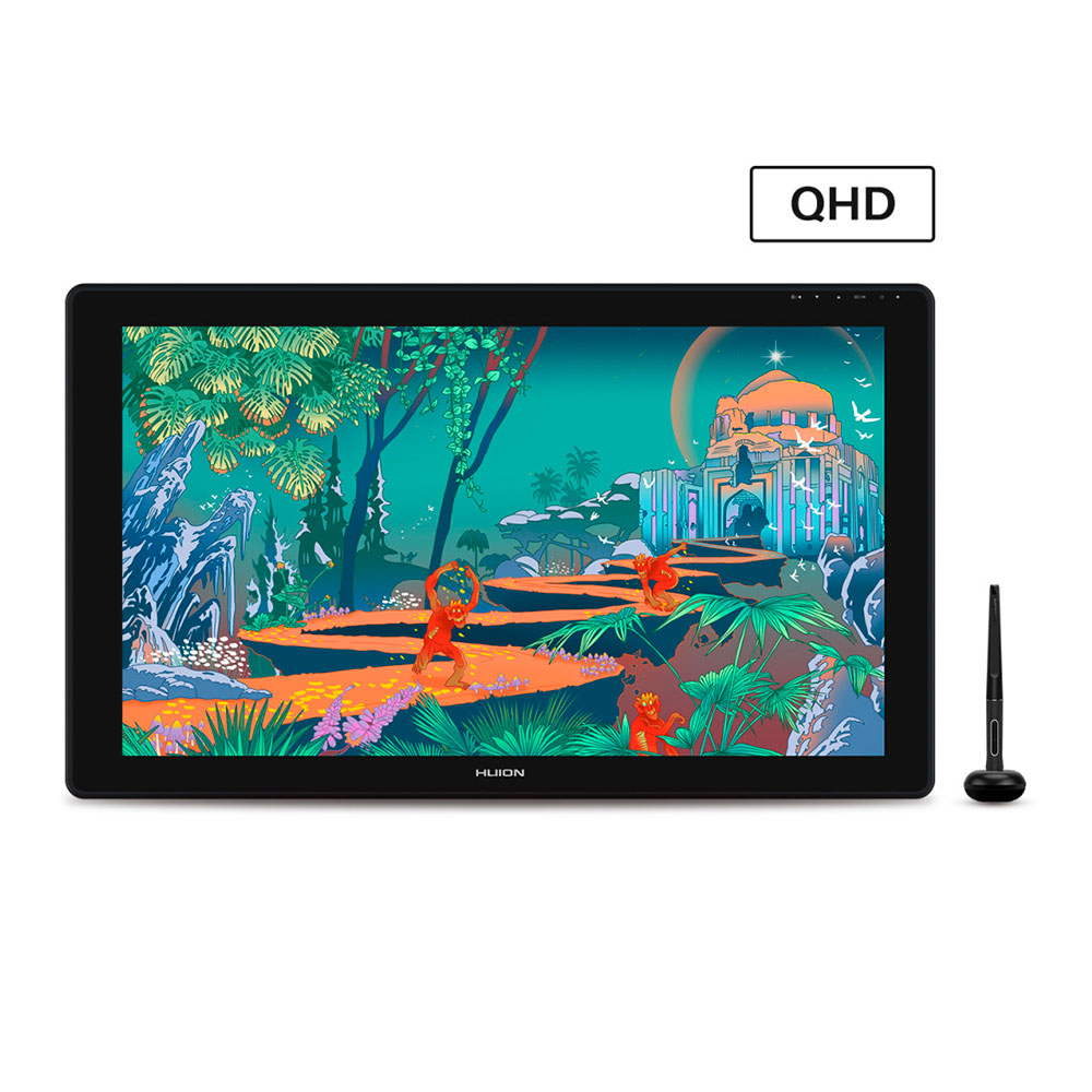 Imagem de MESA DIGITALIZADORA GS2402 HUION KAMVAS PLUS - TAMANHO 24", TELA QHD 2,5K (COR PRETO)