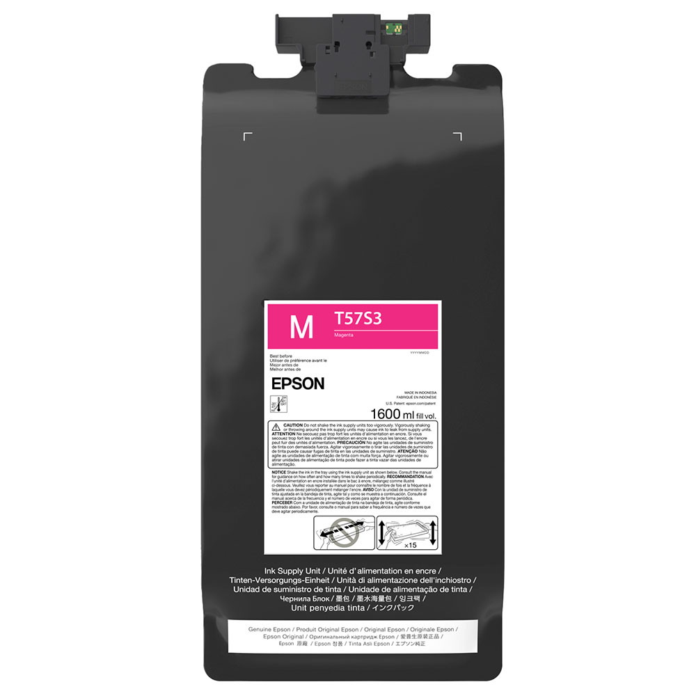 Imagem de TINTA ULTRACHROME EPSON T57S320 MAGENTA 1.6L