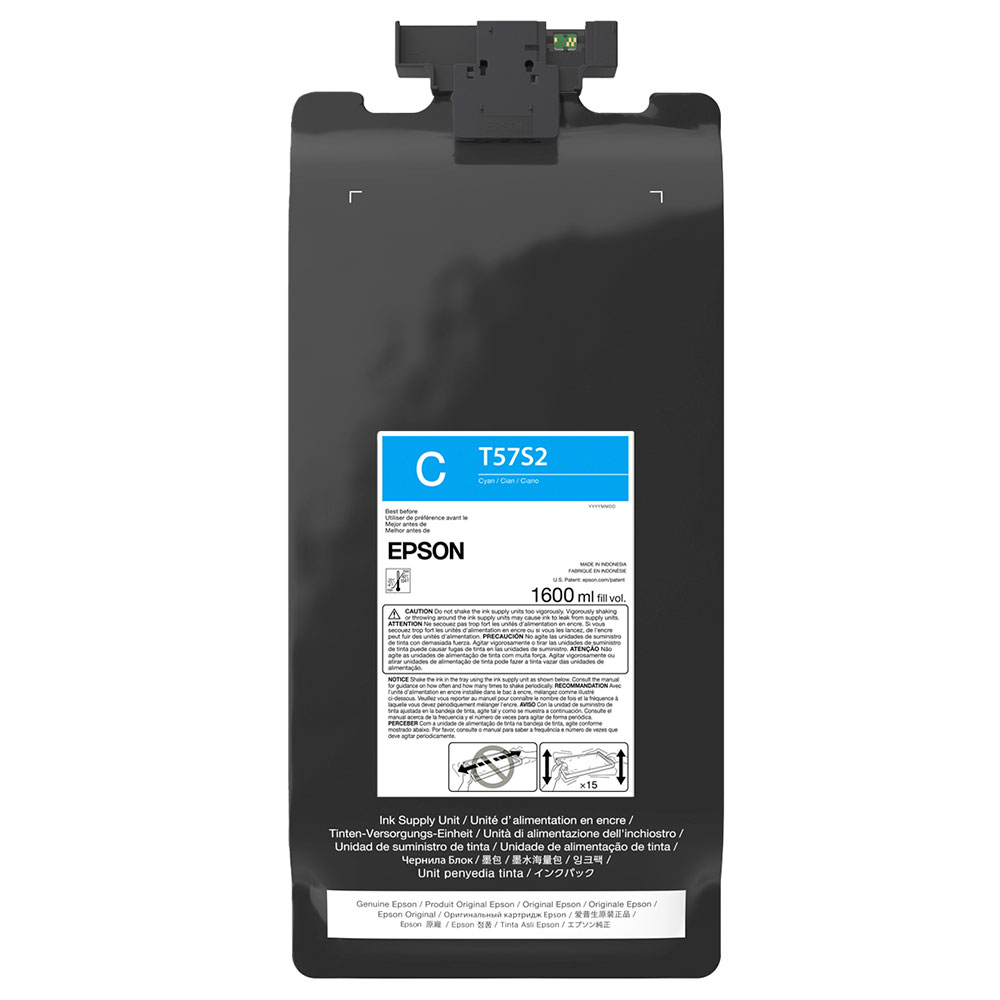 Imagem de TINTA ULTRACHROME EPSON T57S220 CIANO 1.6L