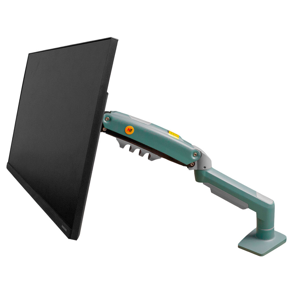 Imagem de SUPORTE MONITOR NORTH BAYOU PISTAO A GAS MORSA 17" A 30" VERDE - NB-F80-XK
