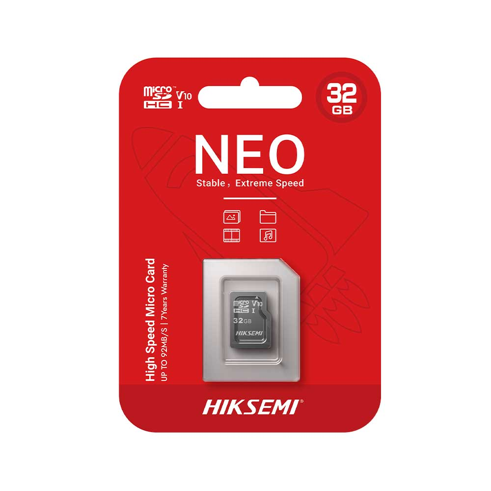 Imagem de CARTAO DE MEMORIA SD HIKSEMI CLASS 10UHS-I 32GB - HS-TF-C1/32G