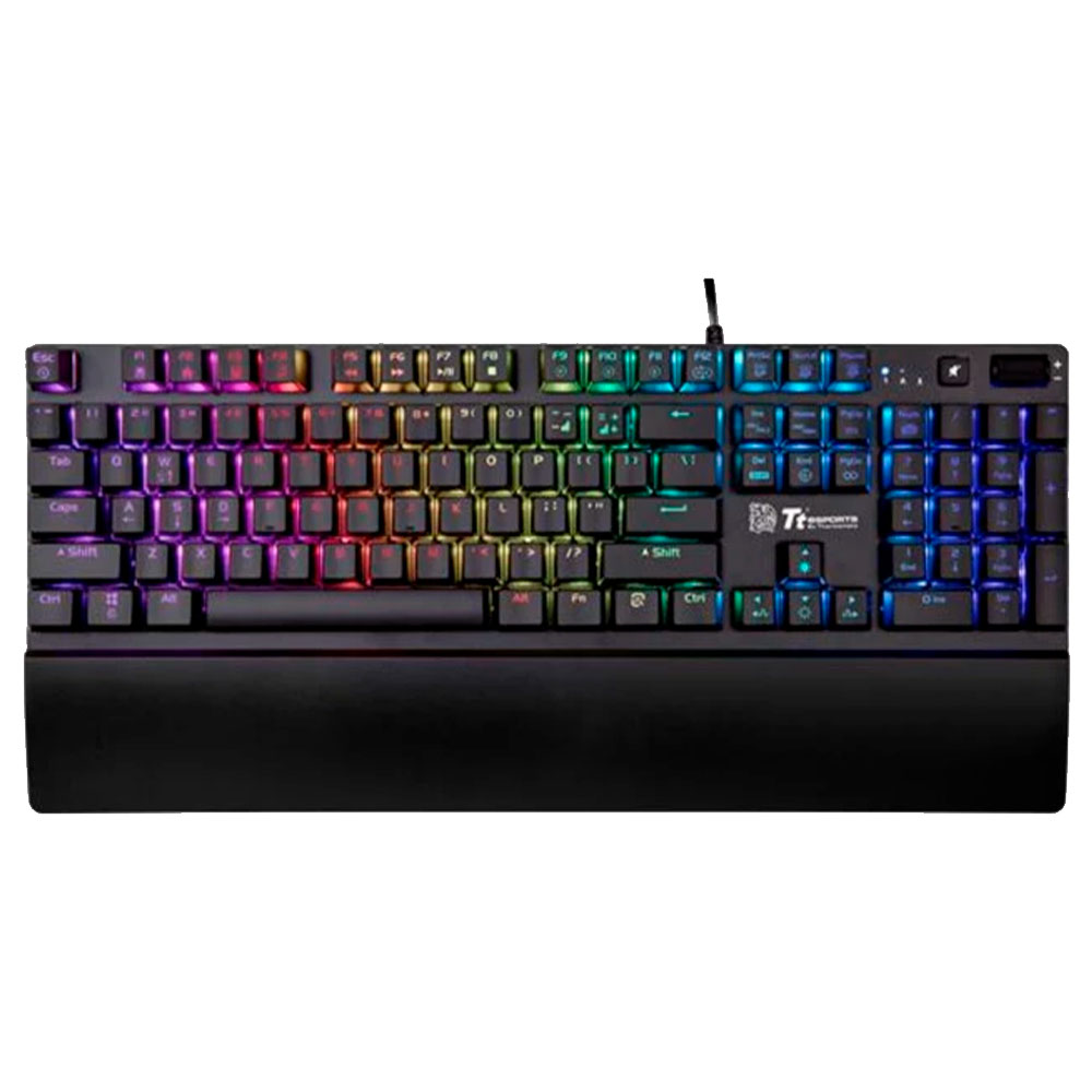 Imagem de TECLADO THERMALTAKE CHALLENGER EDGE PRO RGB/PLUNGER KB-CPR-PLBRPB-01#
