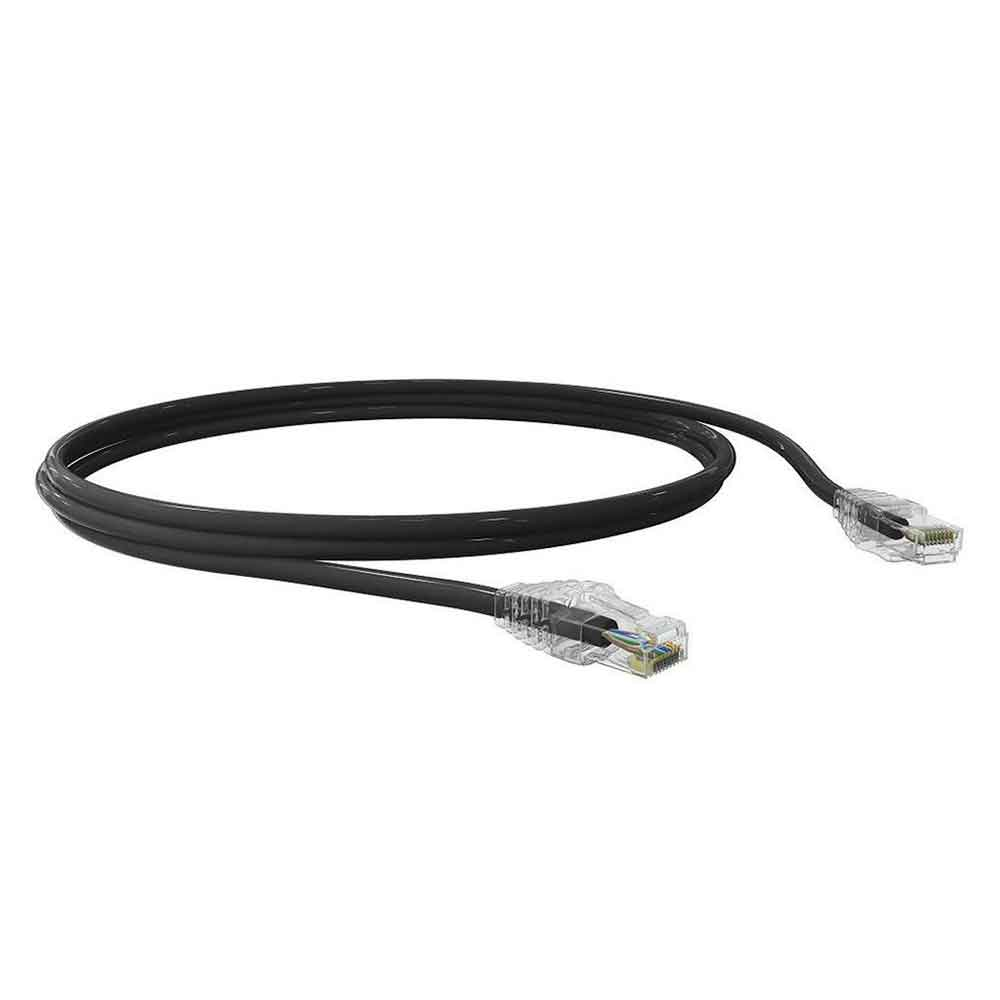 Imagem de PATCH CORD U/UTP FURUKAWA SOHOPLUS CAT5E CMX T568A/B 0.5M PRETO CERTIFICADO