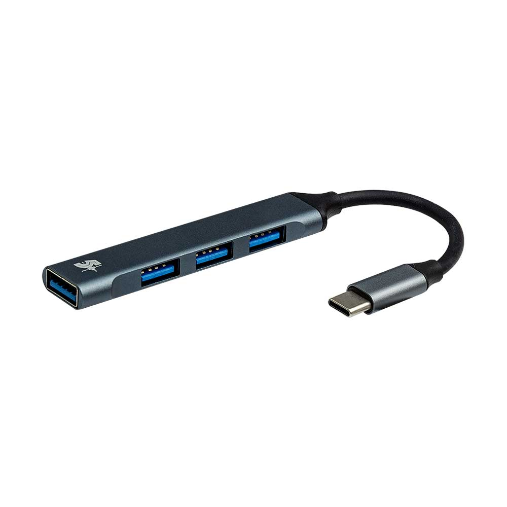 Imagem de HUB USB-C 4 PORTAS 5+ - 018-7457