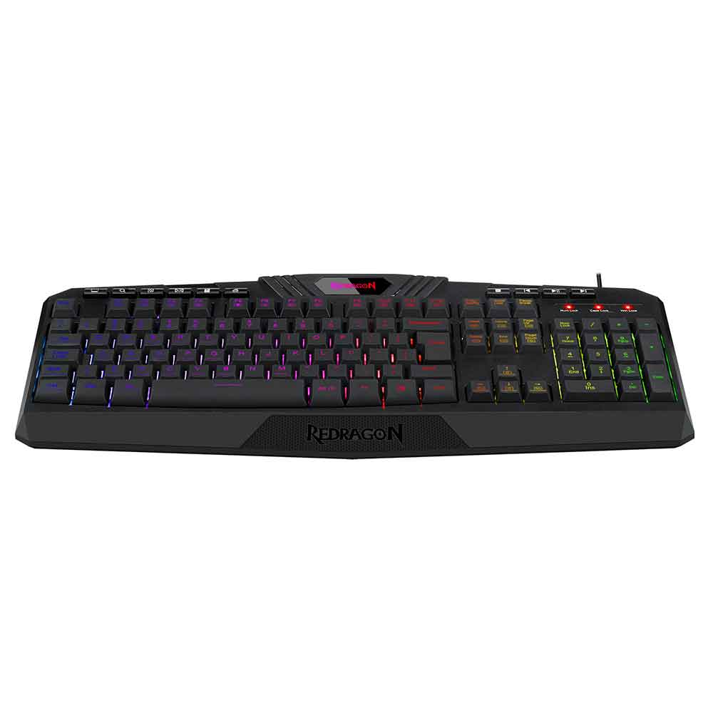 Imagem de TECLADO REDRAGON MEMBRANA GAMER HARPE 2 RGB PRETO K503RGB