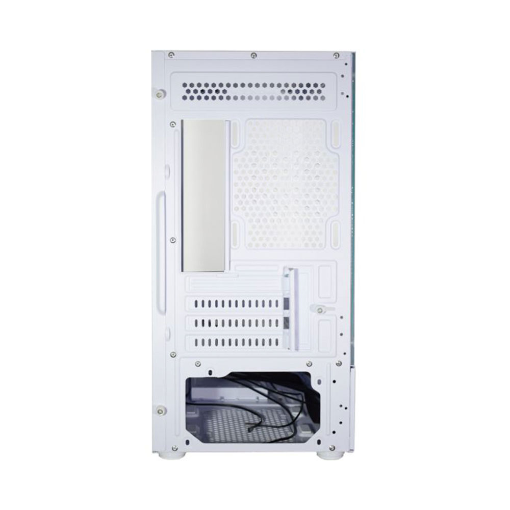 Imagem de GABINETE GAMER K-MEX AQUARIO CG-W1TW MEDUSA BRANCO MICRO ATX SEM FAN