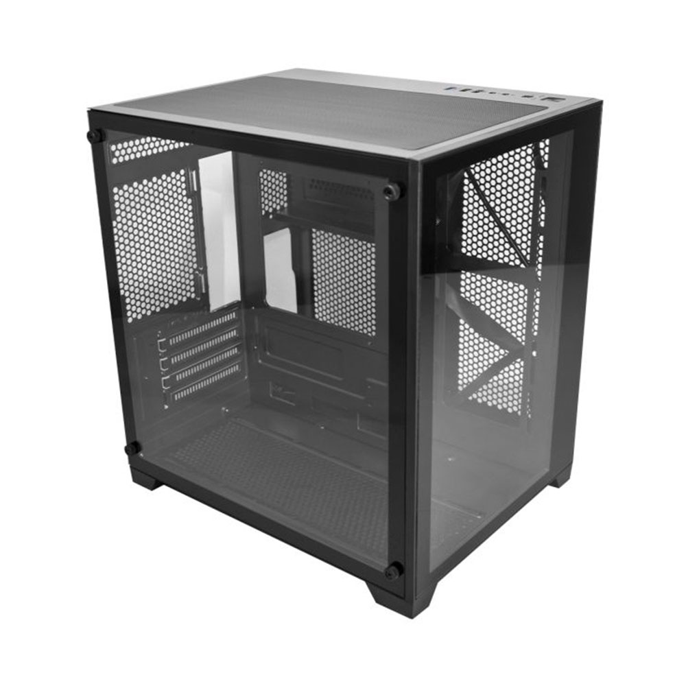 Imagem de GABINETE GAMER K-MEX AQUARIO CG-0415 PRETO MICRO ATX SEM FAN