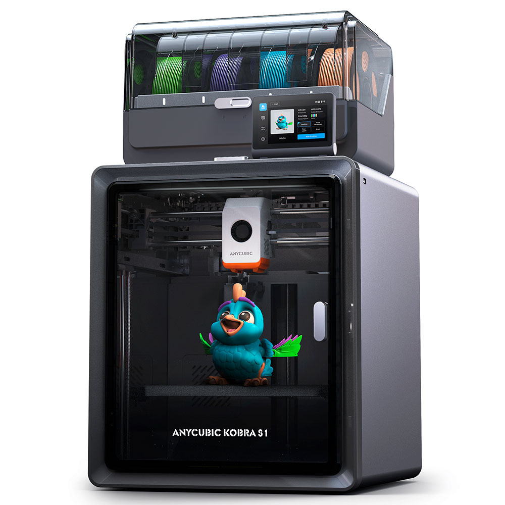 Imagem de IMPRESSORA 3D ANYCUBIC KOBRA S1 COMBO - KS1CBK0B-B