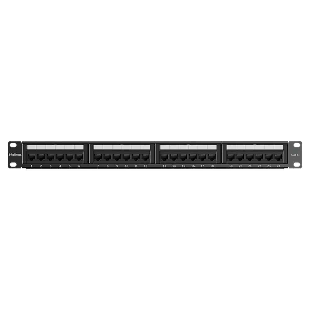 Imagem de PATCH PANEL INTELBRAS IMPACT GIGA CAT6 PP624 4770036