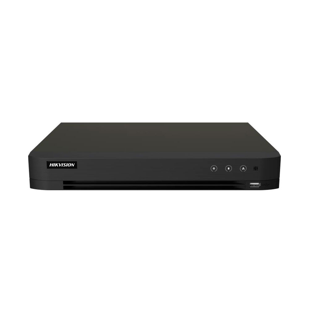 Imagem de DVR 5 MP ACUSENSE 08 CANAIS E ANALITICOS NOS 8 CANAIS S/HD H.265+ IDS-7208HUHI-M1/X HIKVISION