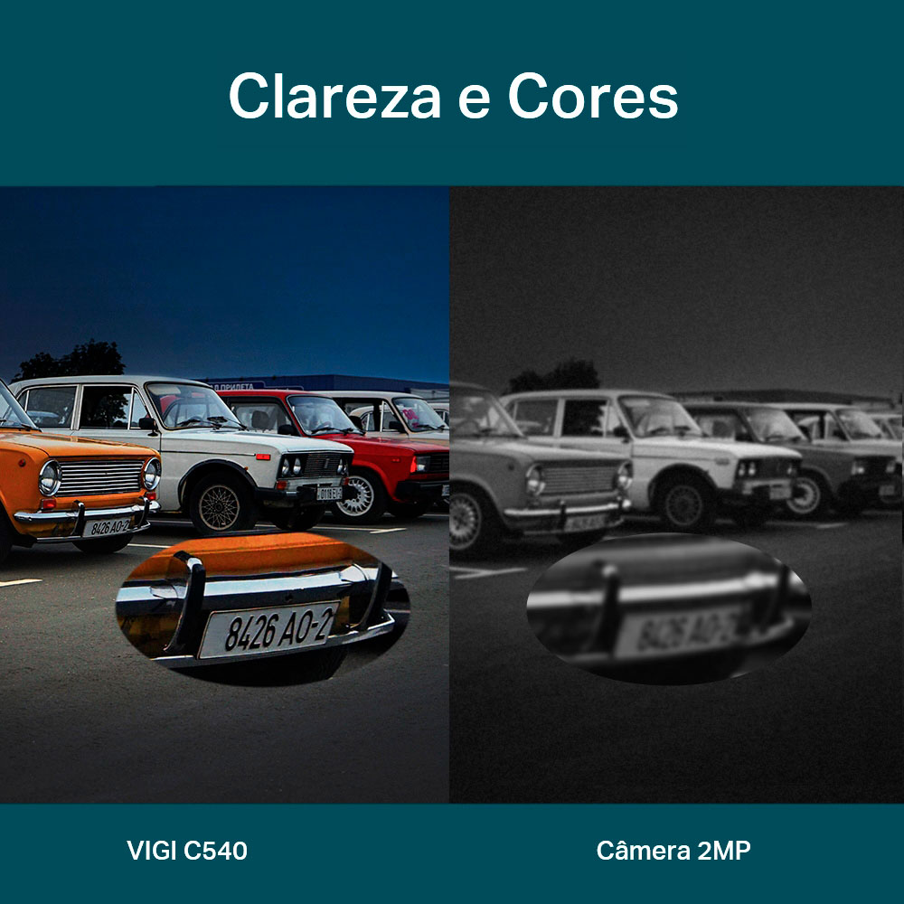 Imagem de CAMERA IP SPEED DOME VIGI C540(4MM) EXTERNA PAN/TILT FULL-COLOR POE TPLINK 4MP TPN0421