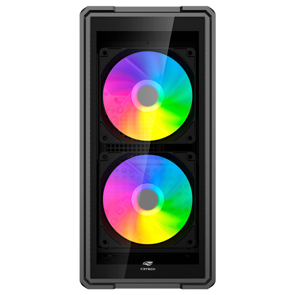Imagem de GABINETE GAMER C3TECH MT-G41BK SEM FONTE PRETO