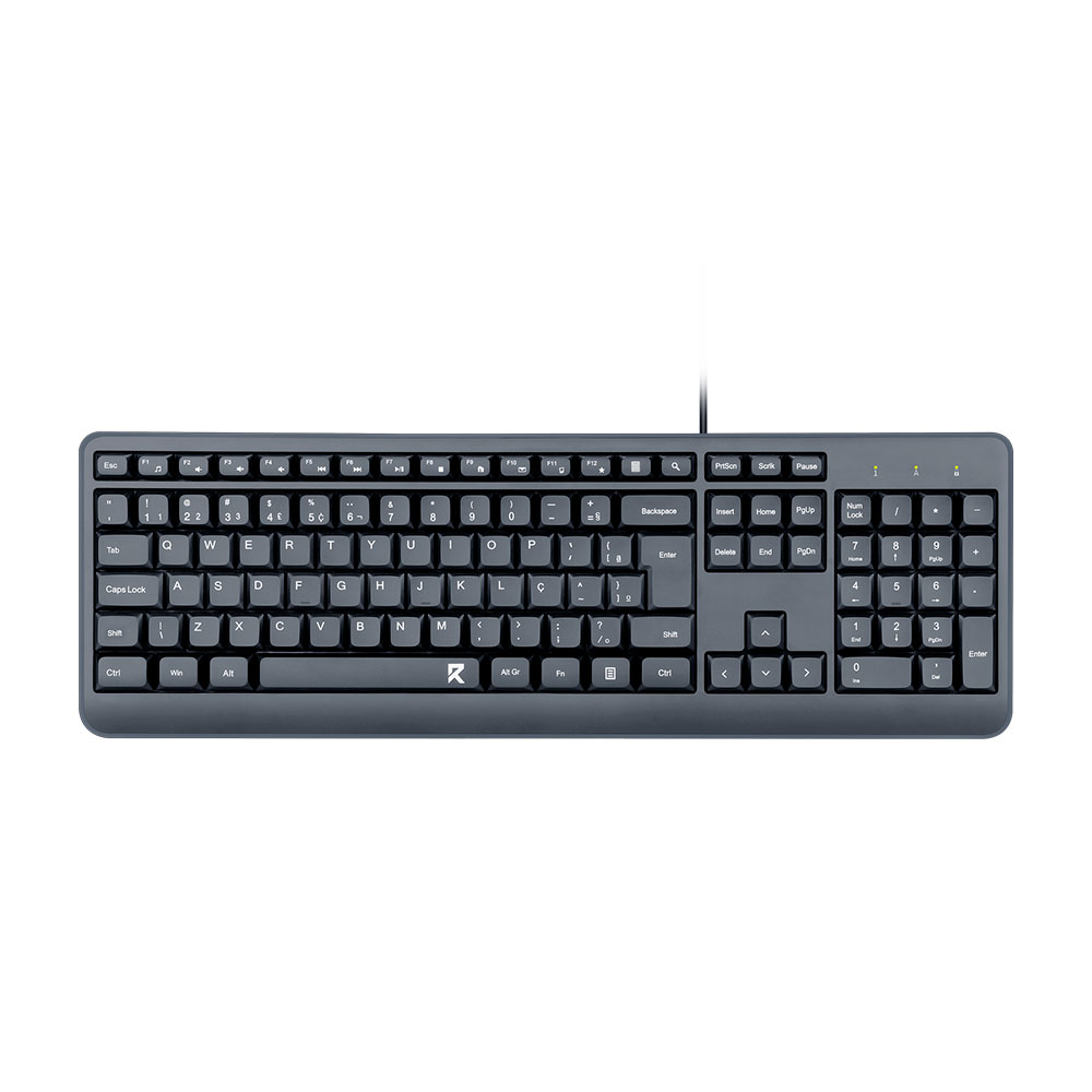 Imagem de TECLADO REDRAGON MEMBRANA OFFICE BK-7092 PT