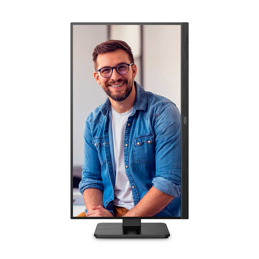 Imagem de MONITOR 27" AOC LED 27P2Q WIDESCREEN IPS DP / HDMI / USB / VESA / COM AJUSTE DE ALTURA