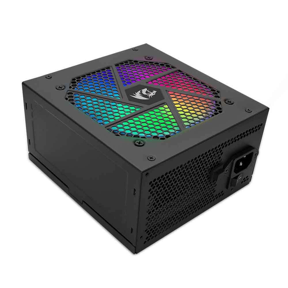 Imagem de FONTE DE ALIMENTACAO REDRAGON GAMER 750 WATTS FULL MODULAR RGB 80 PLUS GOLD GC-PS006-1 PRETO