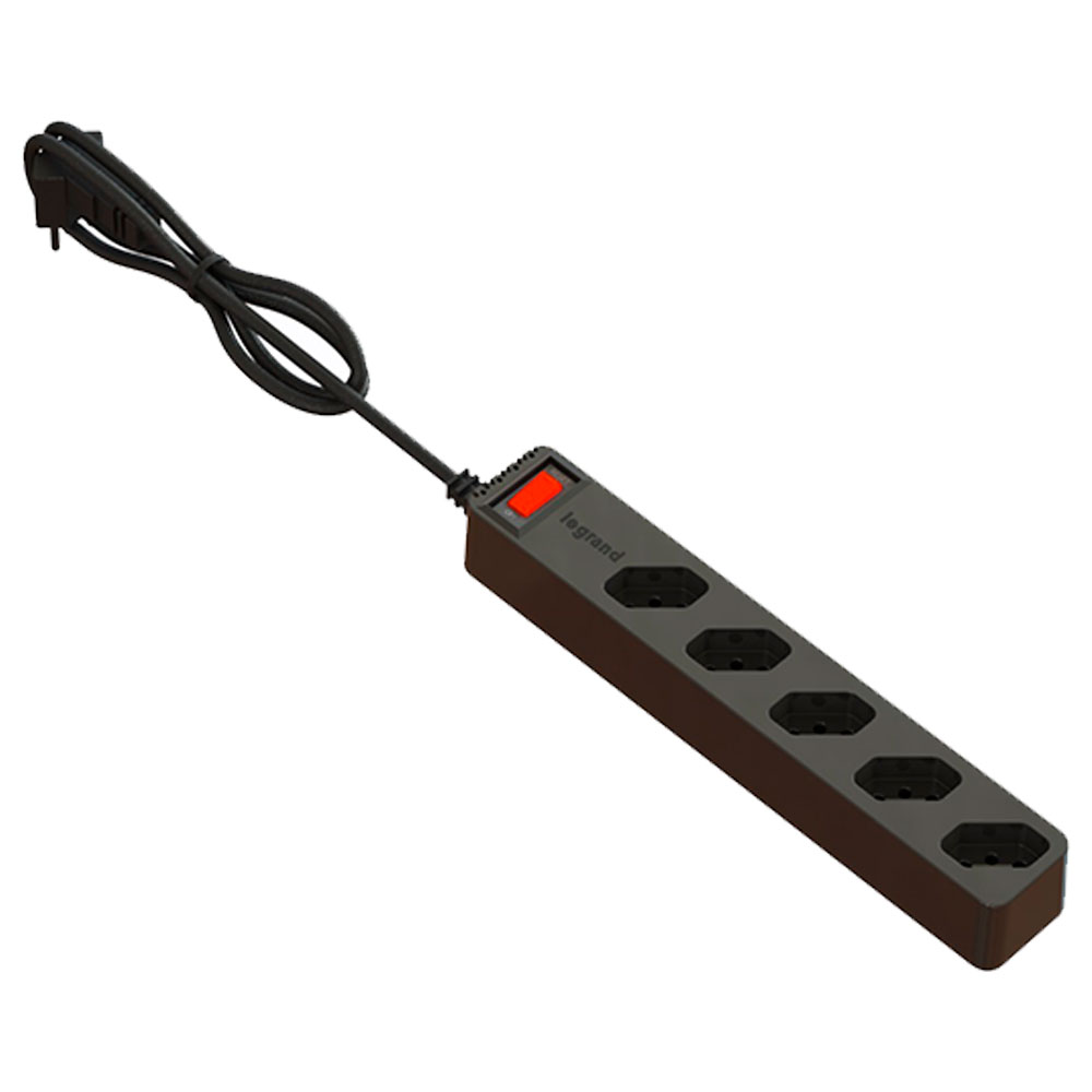 Imagem de FILTRO DE LINHA CLAMPER C/ PROTETOR DE SURTOS 127/220V 5 PIAL  PRETO - 30449