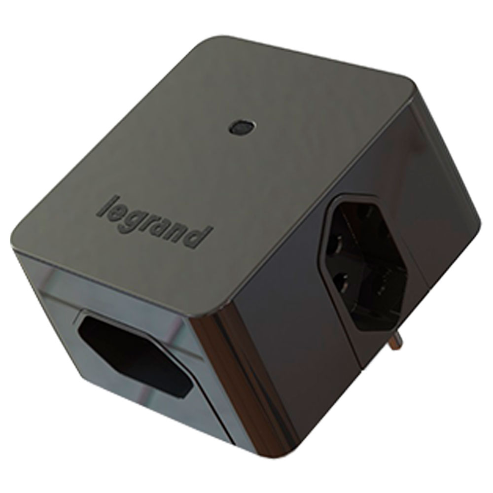 Imagem de PROTETOR ENERGIA CLAMPER CONTRA SURTOS 3 PIAL (RAIOS) PRETO - 30447