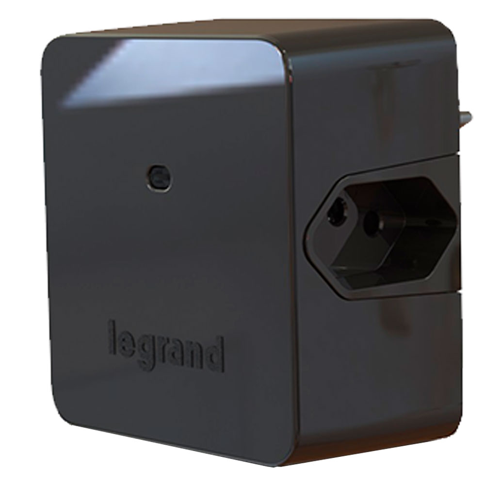 Imagem de PROTETOR CLAMPER CONTRA SURTOS DPS LCF POCKET PIAL 2P 20A PRETO - 30453