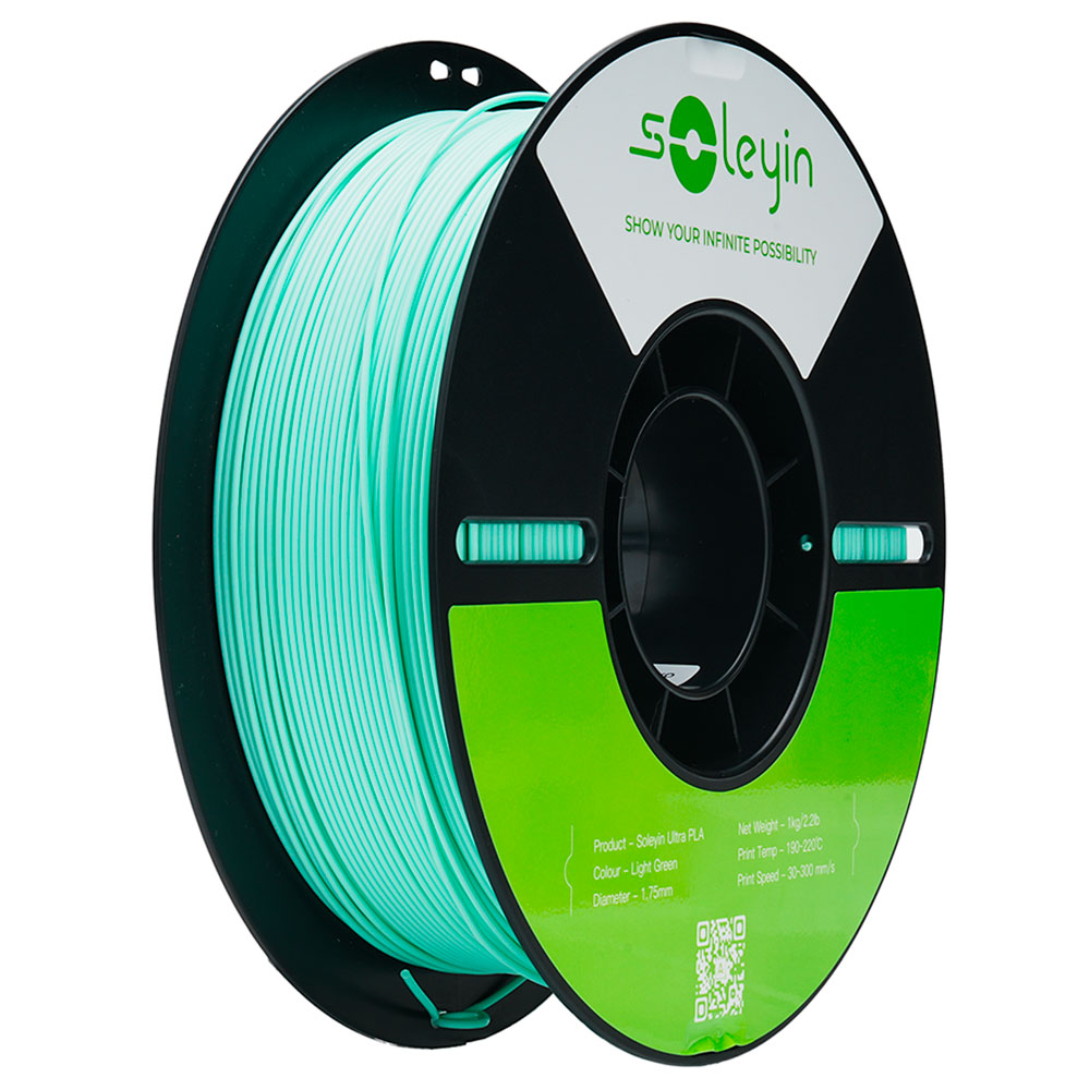 Imagem de FILAMENTO CREALITY SOLEYIN ULTRA PLA (VERDE CLARO) 1,75MM 3301010603