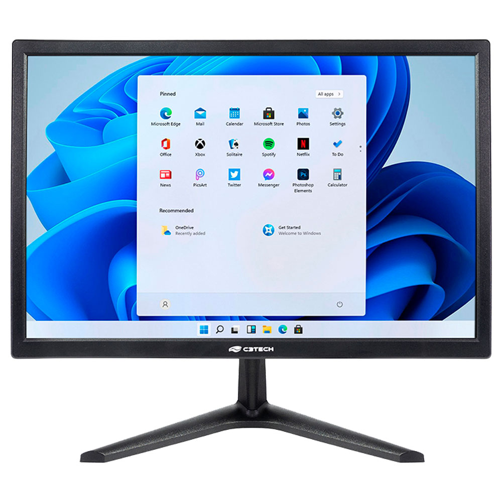 Imagem de MONITOR LED 19" C3TECH MR-19 HD / VESA / VGA / HDMI / 60HZ / 5MS