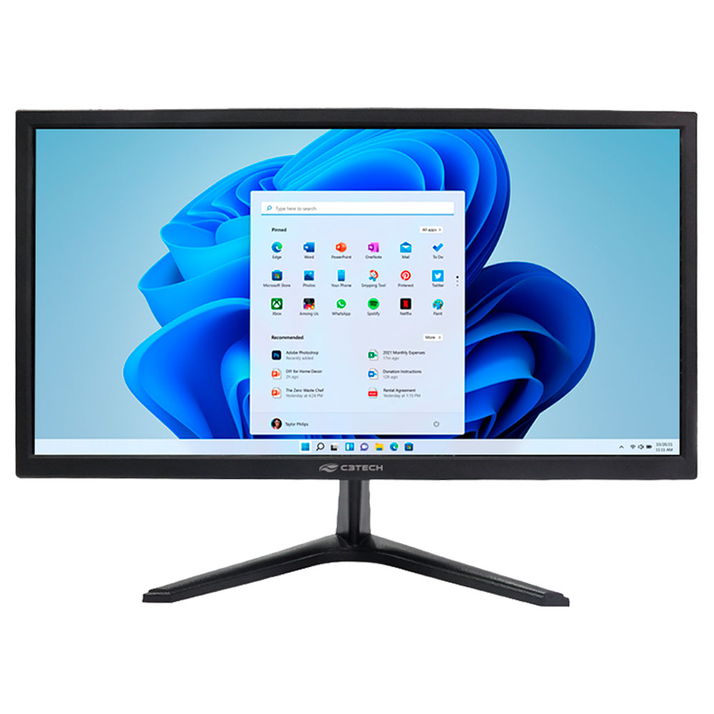 Imagem de MONITOR LED 21,5" C3TECH MR-215 FULL HD / VESA / VGA / HDMI / 60 HZ / 5MS