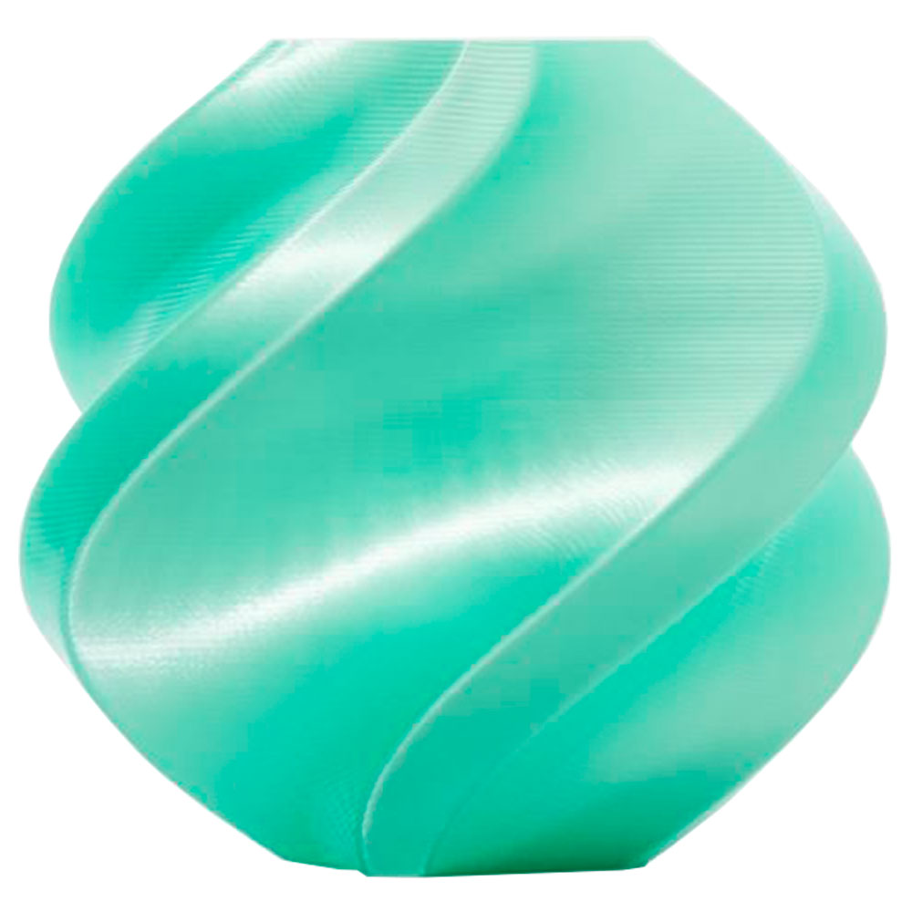 Imagem de FILAMENTO BAMBU LAB PLA SILK+ MENTA COM CARRETEL, 1,75MM -  A06-G1-1.75-1000-SPL