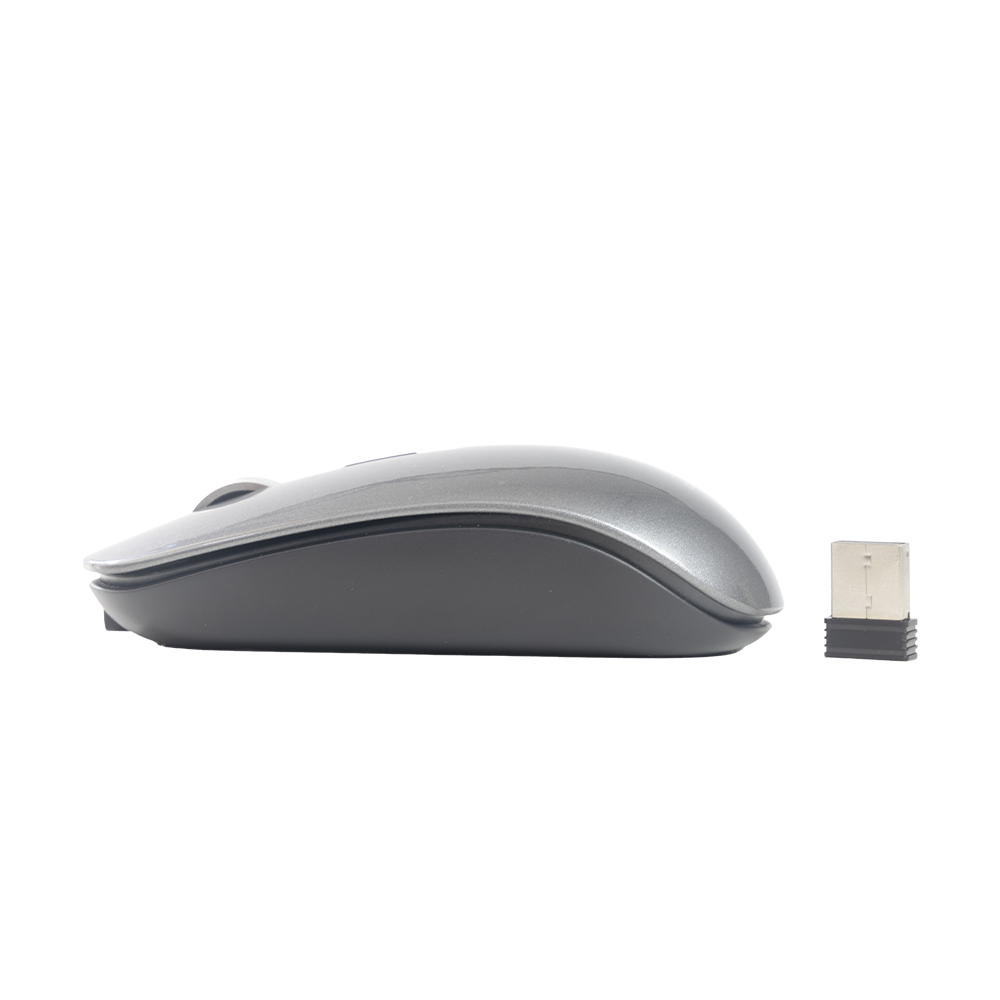 Imagem de MOUSE C3TECH SEM FIO RECARREGAVEL M-W80GY CINZA