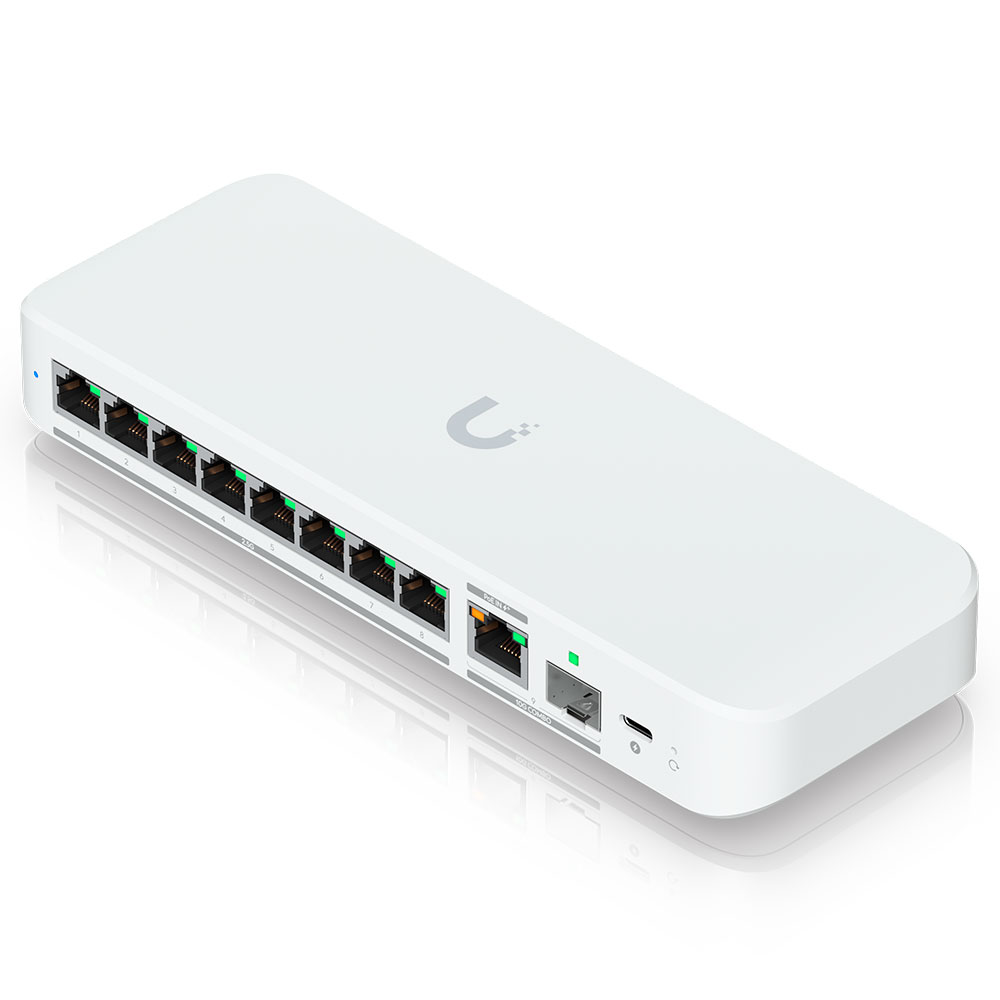 Imagem de SWITCH UBIQUITI GERENCIAVEL 08 PORTAS  2.5 GIGABIT USW-FLEX 2.5G-8