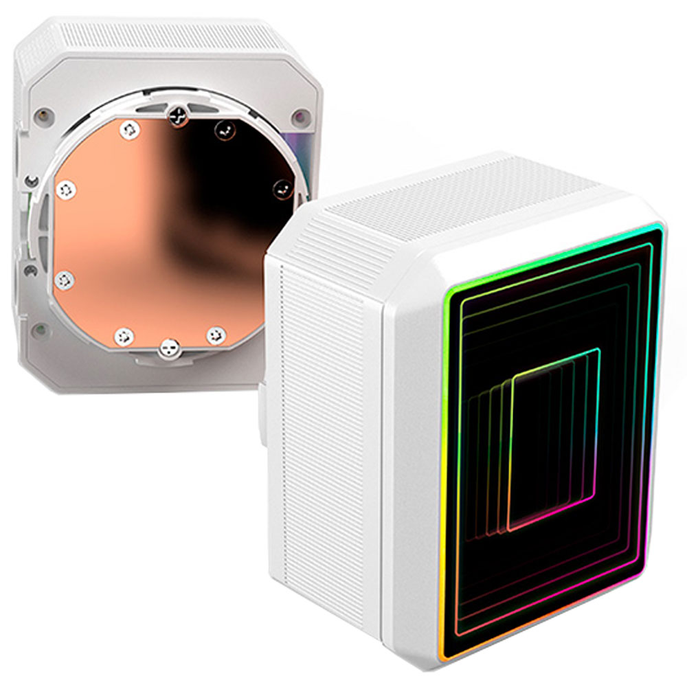 Imagem de WATER COOLER C3TECH 360MM FC-W360WHV2 BRANCO ARGB