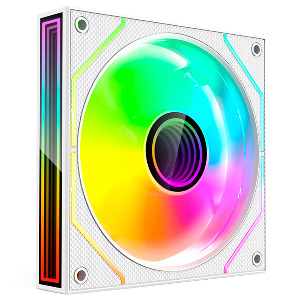 Imagem de COOLER PARA GABINETE C3TECH ARGB BRANCO F9-L330WHRGB 120MM