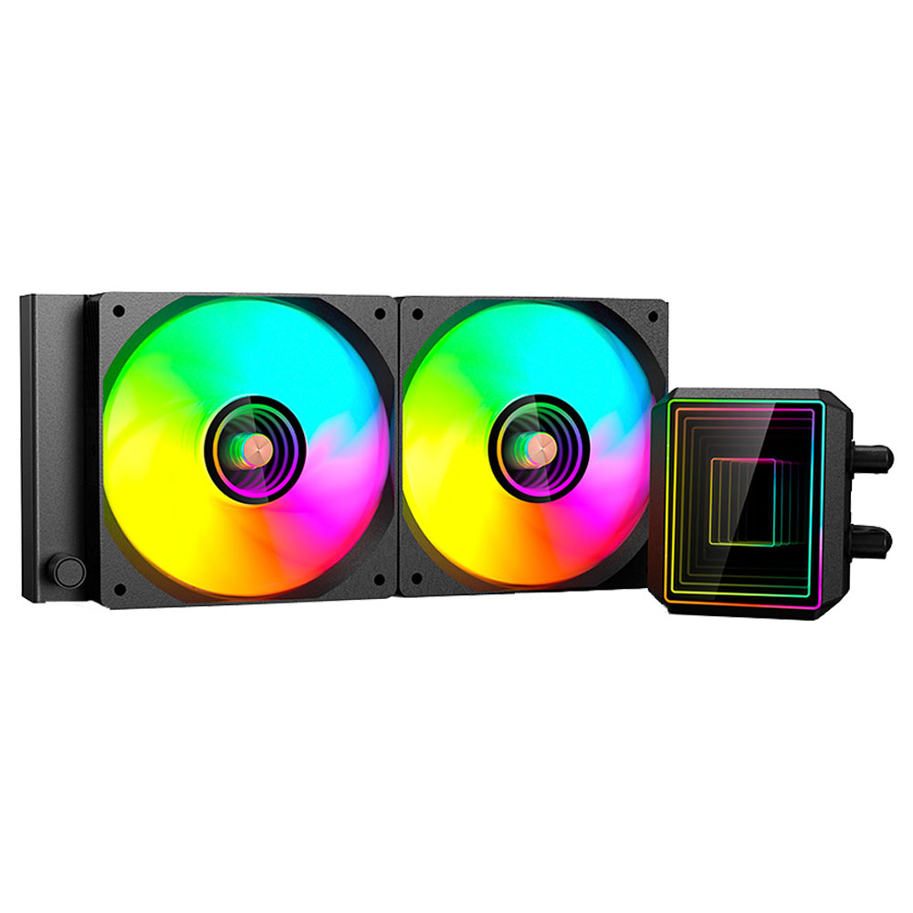 Imagem de WATER COOLER C3TECH 240MM FC-W240BKV2 PRETO ARGB