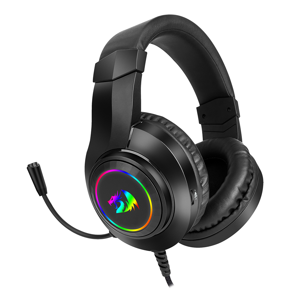 Imagem de HEADSET GAMER REDRAGON HYLAS PRETO - H260RGB