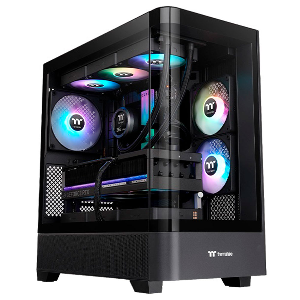 Imagem de GABINETE THERMALTAKE VIEW 290 MID TOWER BLACK 1* 3 FANS ARGB - CA-11G-00N1WA-00