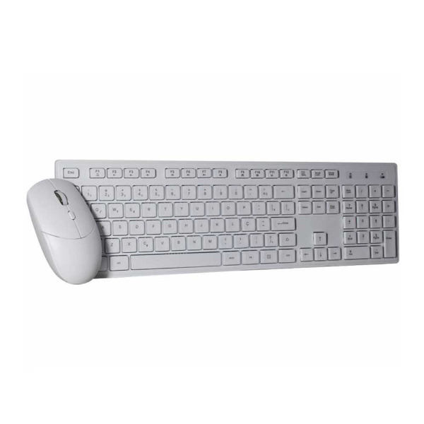 Imagem de KIT MOUSE E TECLADO K-MEX SEM FIO KA-60W9+MA-A7W7 BRANCO - B2KA60W92020B0X