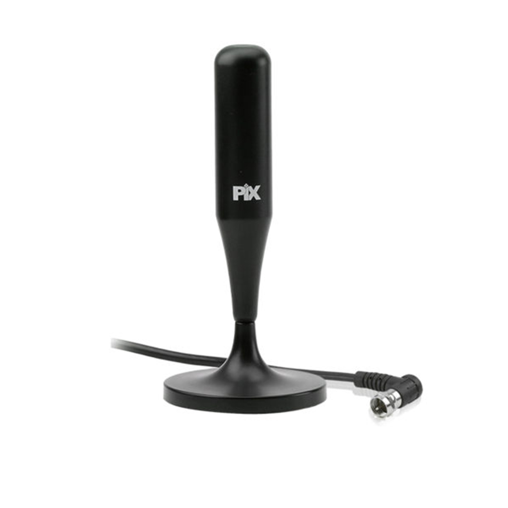Imagem de ANTENA DE TV INTERNA HDTV 1.8M BASE C/ IMA PLUG 90 GRAUS PRETO PIX - 008-9506