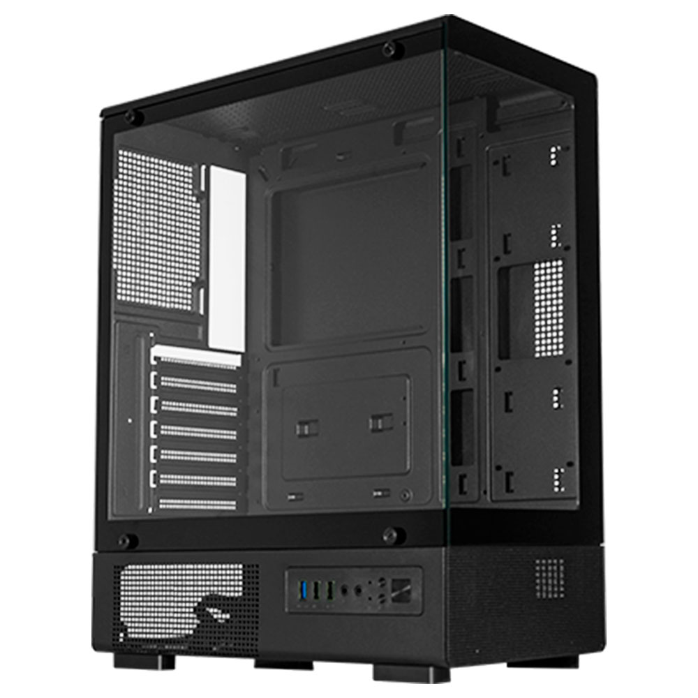 Imagem de GABINETE GAMER K-MEX AQUARIO CG-C200 MEDUSA MICRO ATX PRETO SEM FAN