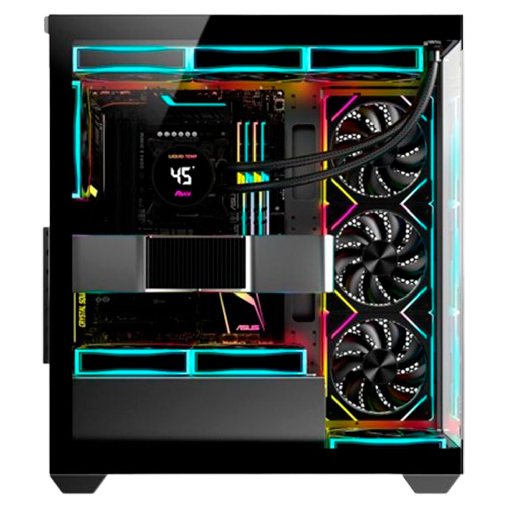 Imagem de GABINETE GAMER K-MEX AQUARIO CG-36DY TOWER PRETO ATX SEM FAN