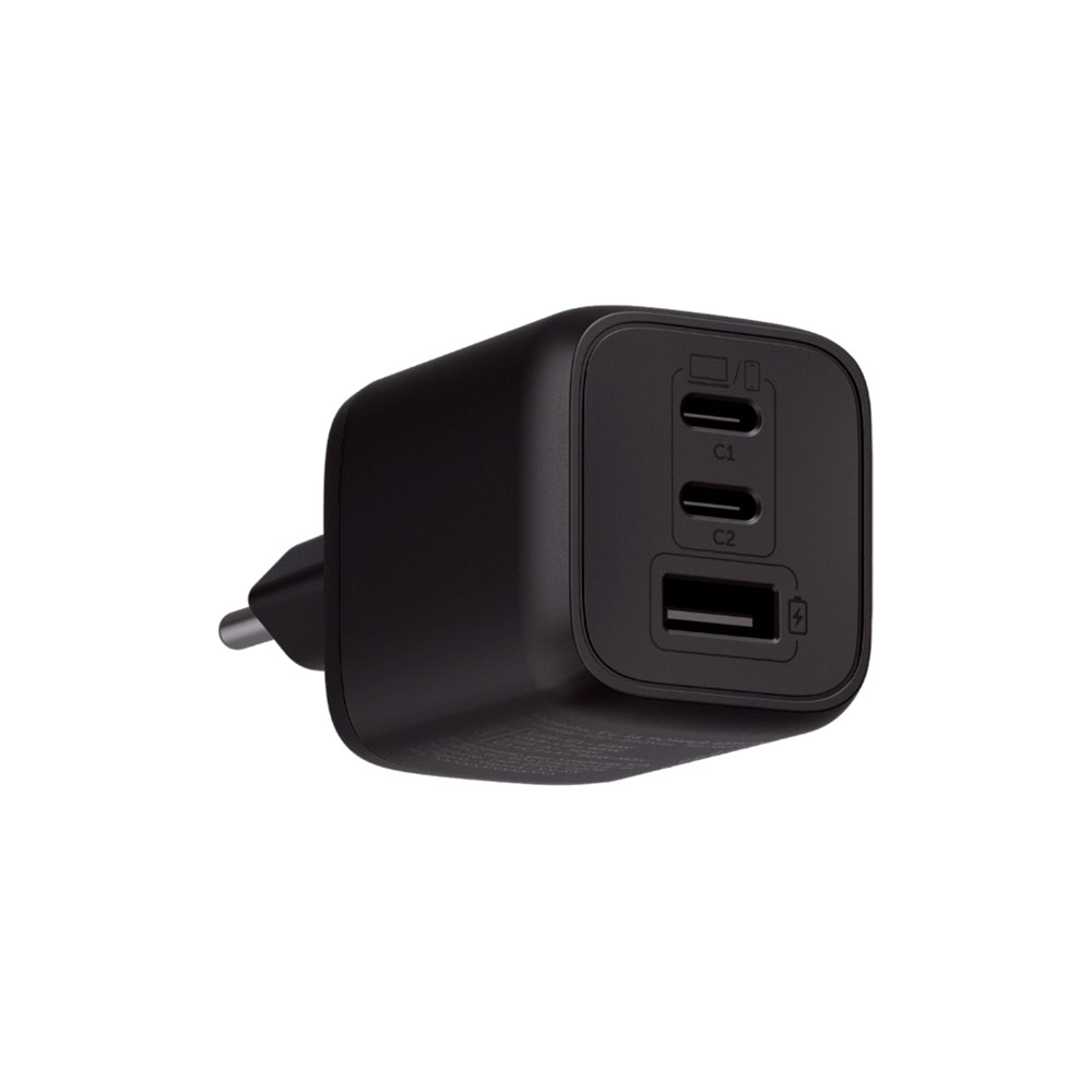 Imagem de CARREGADOR INTELBRAS EC 21 POWER 65W GAN 2P USB-C MAIS 1P USB-A - 4820190