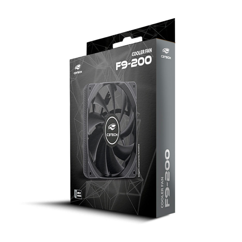 Imagem de COOLER PARA GABINETE C3TECH F9-200BK 120MM