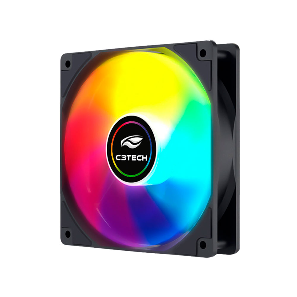 Imagem de COOLER PARA GABINETE C3TECH ARGB PRETO F9-L260BK 120MM