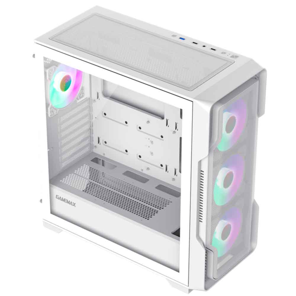 Imagem de GABINETE GAMER GAMEMAX SIEGE TOWER ATX BRANCO - X614100901688