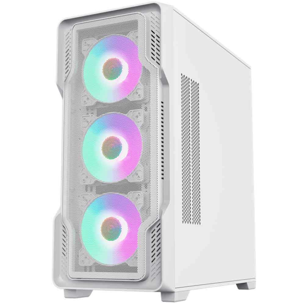 Imagem de GABINETE GAMER GAMEMAX SIEGE TOWER ATX BRANCO - X614100901688
